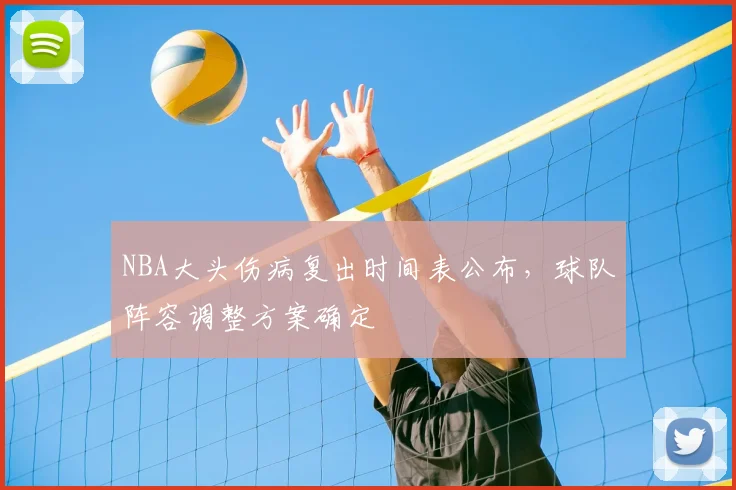 NBA大头伤病复出时间表公布，球队阵容调整方案确定