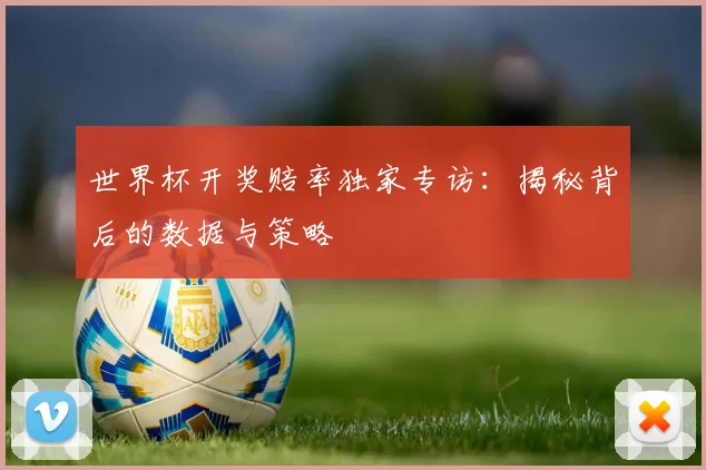 世界杯开奖赔率独家专访:揭秘背后的数据与策略