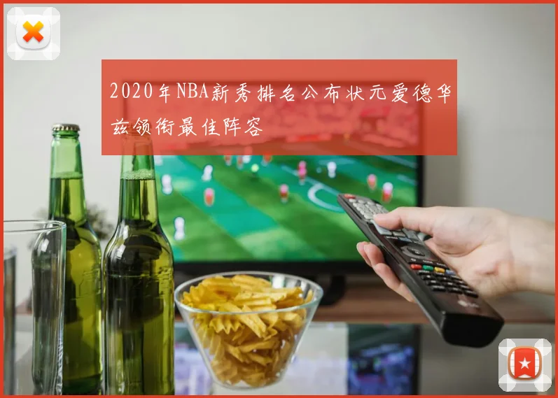 2020年NBA新秀排名公布状元爱德华兹领衔最佳阵容