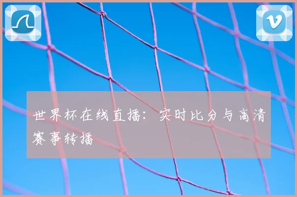 世界杯在线直播:实时比分与高清赛事转播